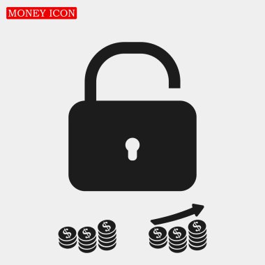 kilit işareti simgesi