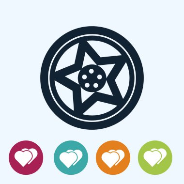 tekerlek işareti simgesi