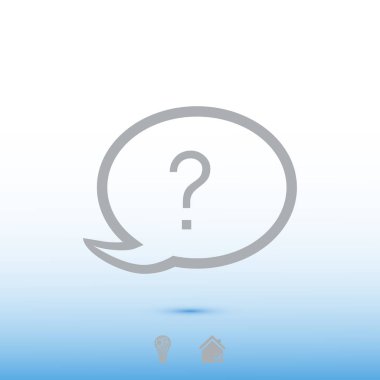 sohbet balonu simgesinin