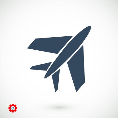 uçak işareti simgesi