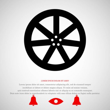 tekerlek işareti simgesi