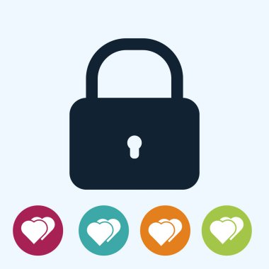 kilit işareti simgesi