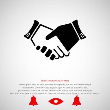 El sıkışma işareti simgesi