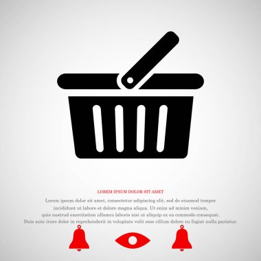 Alışveriş sepeti simgesi