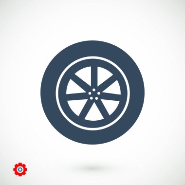 tekerlek işareti simgesi