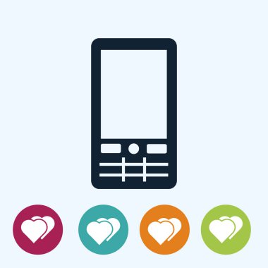 Telefon Düz Simgesi