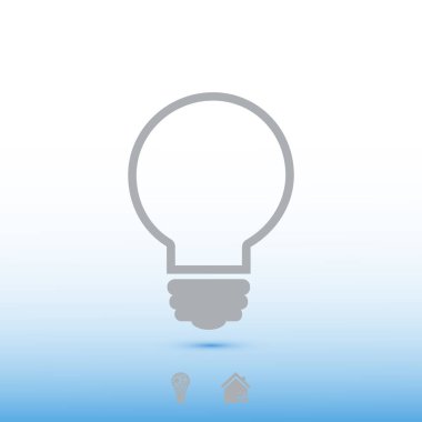 ampul vektör simgesi