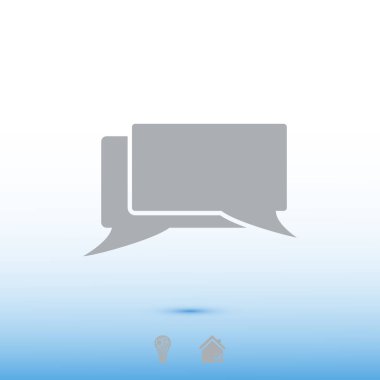  ileti işareti simgesi 