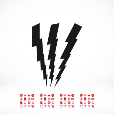 Şimşek düzlüğü simgesi