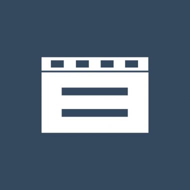 sinema clapper simgesi