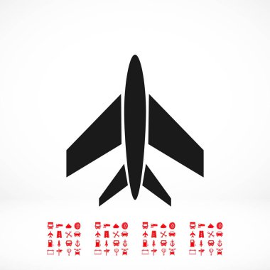 uçak işareti simgesi