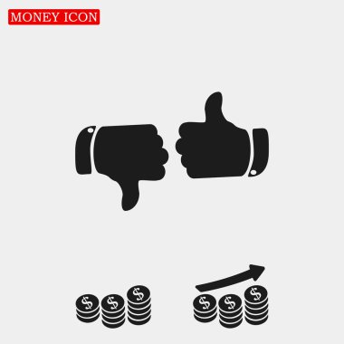 Başparmak yukarı düz simgesi