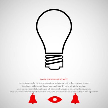 ampul işareti simgesi