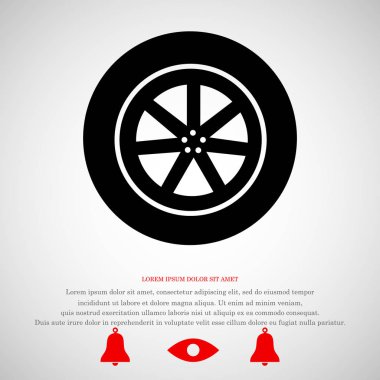 tekerlek işareti simgesi