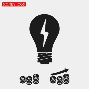 ampul vektör simgesi