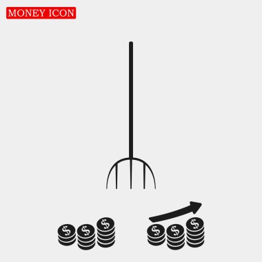 Bahçe çatal simgesi