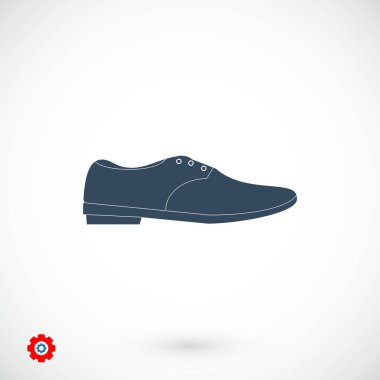  Ayakkabı düz simgesi