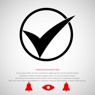 işareti simgesi onaylamak