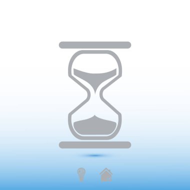 kum saati düz simgesi