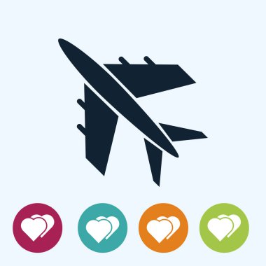 uçak işareti simgesi