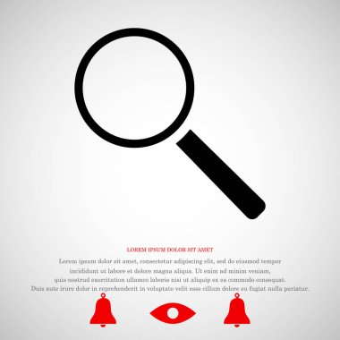 Büyütme cam simgesi