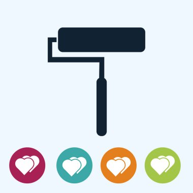 Düz fırça simgesini