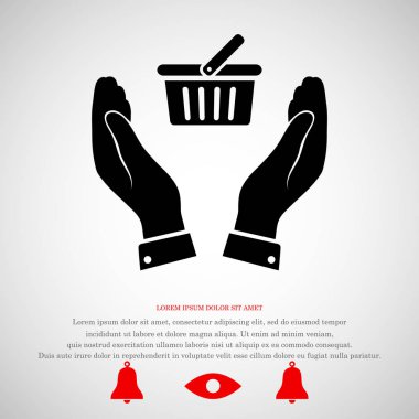 Alışveriş sepeti simgesi