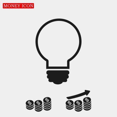 ampul vektör simgesi