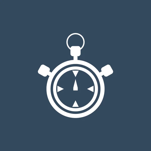 Stopwatch flat Icon — Stock Vector