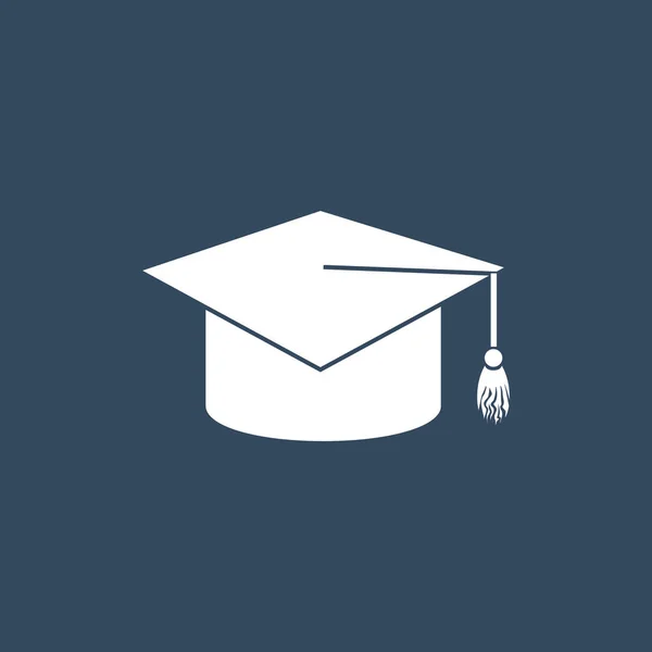 Icono de la tapa de graduación — Vector de stock