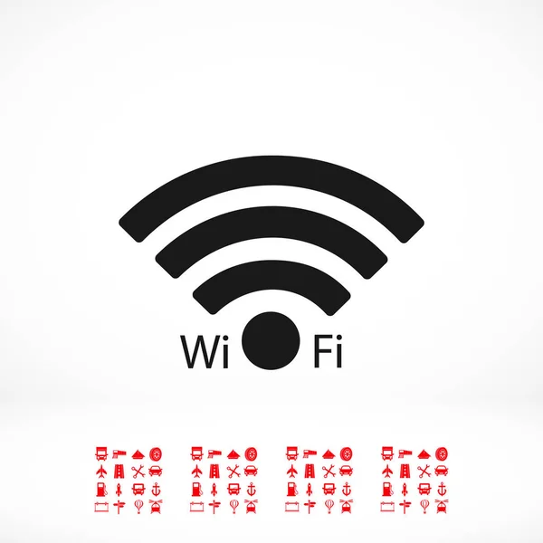 Значок знака Wi-Fi — стоковый вектор