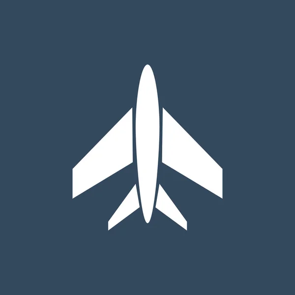 Ícone de sinal de avião — Vetor de Stock