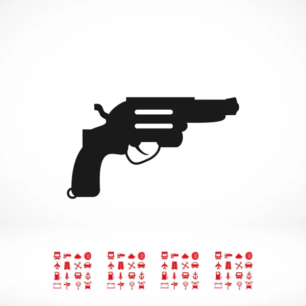 Icône signe Revolver — Image vectorielle