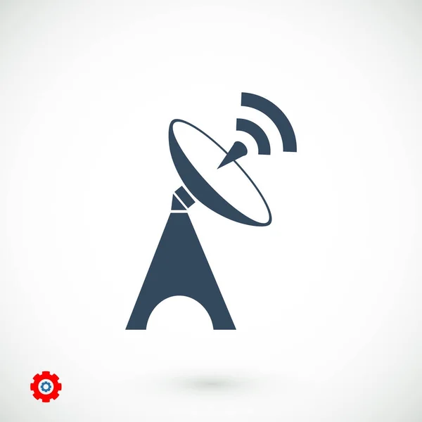 Satellite antenna icon — Stock Vector