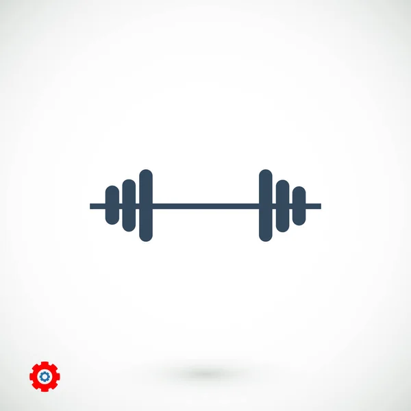 Dumbbells signo icono — Archivo Imágenes Vectoriales