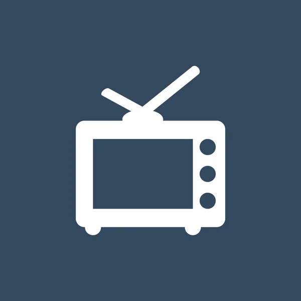 Ícone de sinal de TV —  Vetores de Stock