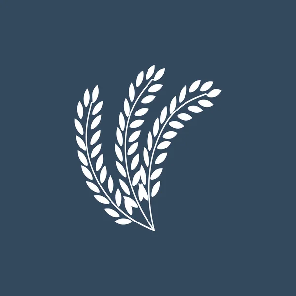 Icône signe blé — Image vectorielle