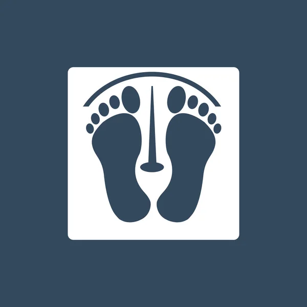 Zeichen für Fußabdrücke — Stockvektor