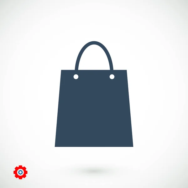 Bolsa Icono plano — Vector de stock