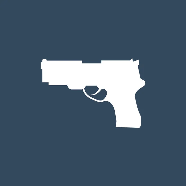 Icona del segno della pistola — Vettoriale Stock