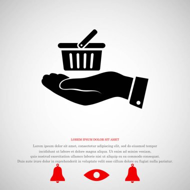 Alışveriş sepeti simgesi