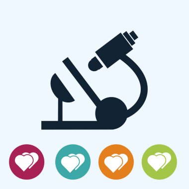 Mikroskop işareti simgesi