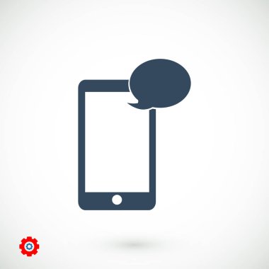 Telefon Düz Simgesi