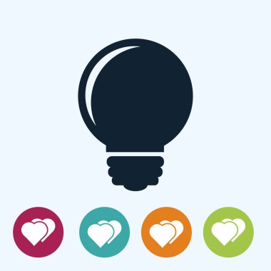 ampul vektör simgesi