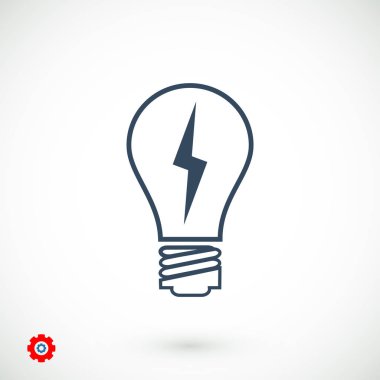 ampul vektör simgesi