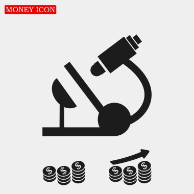 Mikroskop işareti simgesi