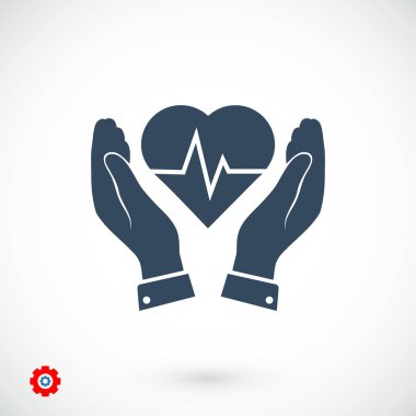 Kalp atışı işareti simgesi