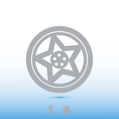 tekerlek işareti simgesi