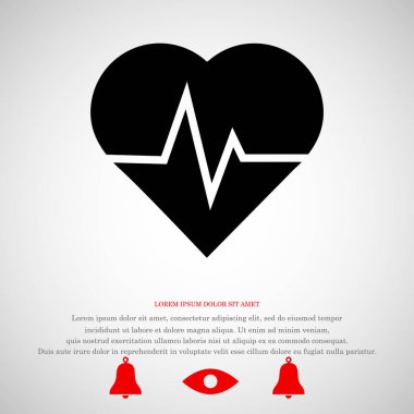 Kalp atışı işareti simgesi