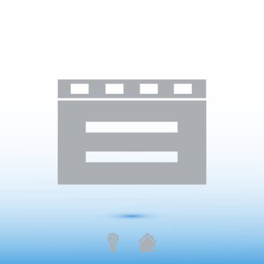 sinema clapper simgesi